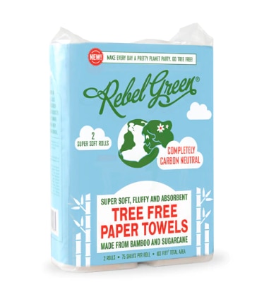 Rebel Green Tree Free Paper Towels