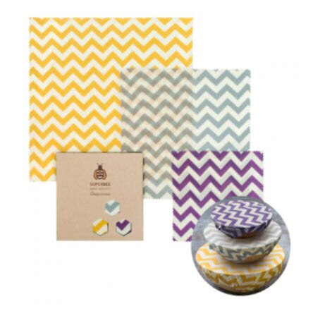 Superbee Beeswax Wraps “Beeginner” Set