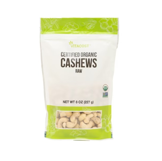 Vitacost Certified Organic Cashews