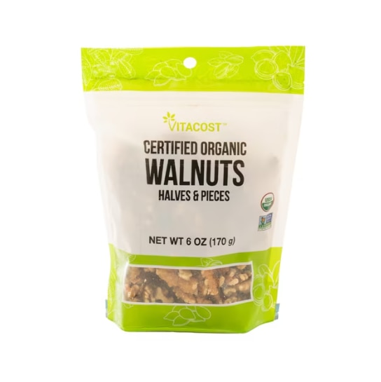 Vitacost Certified Organic Walnuts Halves & Pieces