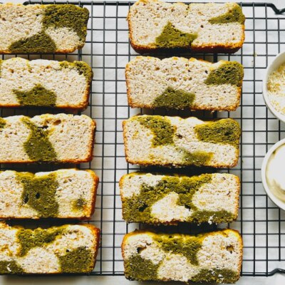 Marbled Matcha Cake