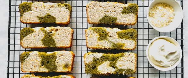 Marbled Matcha Cake