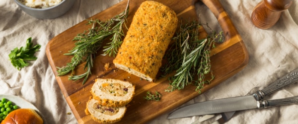 Plant-Based Turkey With Savory Stuffing