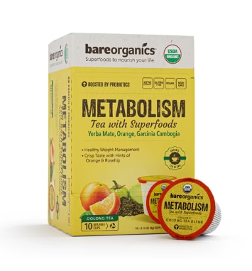 BareOrganics Slim Care Superfood Tea