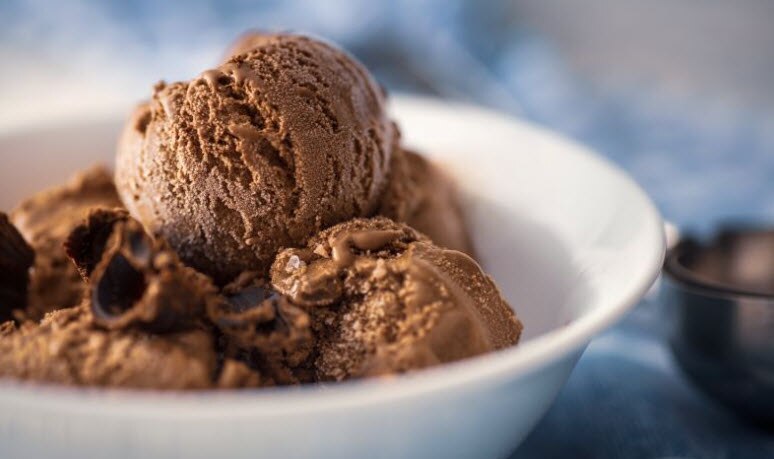 Keto Chia Chocolate Ice Cream
