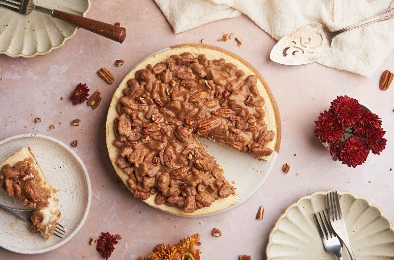 Keto Pecan Pie Cheesecake