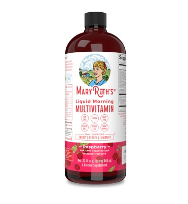 MaryRuth's Organics Liquid Morning Multivitamin Raspberry