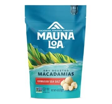 Mauna Loa Macadamias Dry Roasted Hawaiian Sea Salt