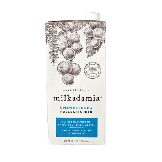 Milkadamia Macadamia Milk Unsweetened