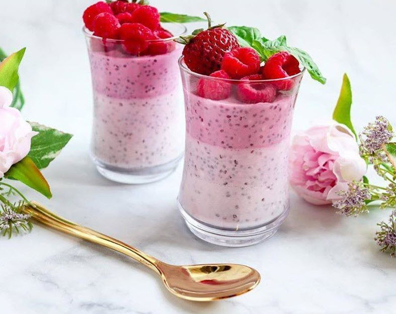 Shirataki Rice Berry Breakfast Pudding Shirataki Rice Berry Breakfast Pudding