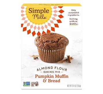 Simple Mills Almond Flour Muffin & Bread Baking Mix Gluten Free Pumpkin