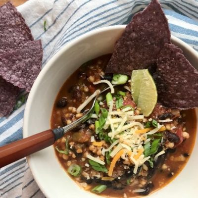 Smokey Black Bean Chili with Buckwheat