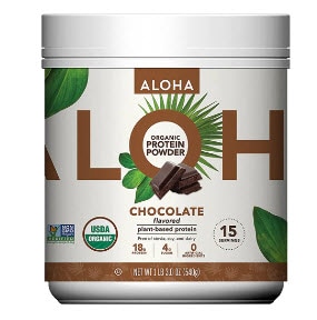 Aloha Organic Plant-Based Protein Powder Chocolate