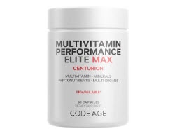 Codeage Multivitamin Performance Elite Max Essential Vitamins & Minerals Athletes Formula -- 90 Capsules