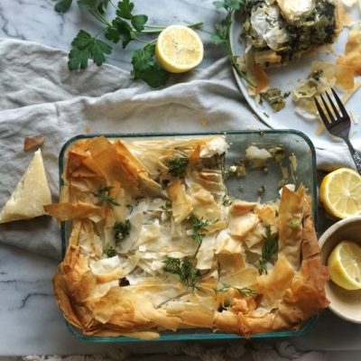 Greek Spanakopita: Spinach Pie Recipe