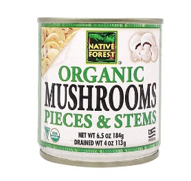 Native Forest Organic Mushrooms Pieces & Stems