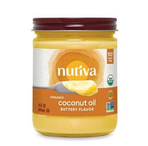 Nutiva Organic Coconut Oil with Buttery Flavor