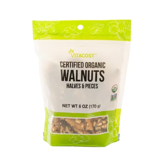 Vitacost Certified Organic Walnuts Halves & Pieces