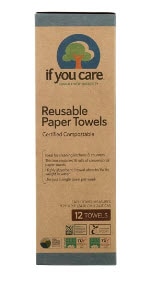 If You Care Paper Towels Reusable Natural Compostable