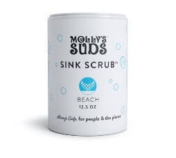 Molly's Suds Sink Scrub Natural Sink Cleaner Beach