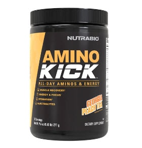 NutraBio Amino Kick Georgia Peach Tea