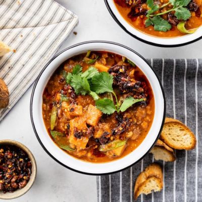 Sweet & Smoky Red Lentil Stew