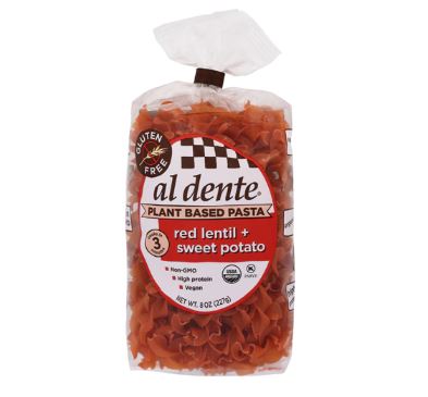 Al Dente Gluten Free Pasta Red Lentil & Sweet Potato