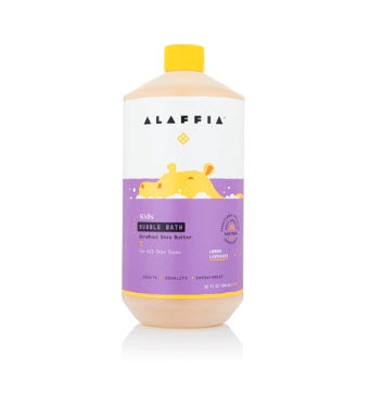 Alaffia Kids Bubble Bath Shea & Lemon Balm Lemon Lavender