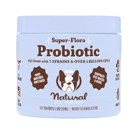 Natural Dog Company Super-Flora Probiotic Supplement For Dogs