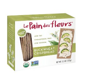 Le Pain des fleurs Organic Crispbread Gluten Free Buckwheat