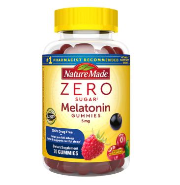 Nature Made Zero Sugar Melatonin Gummies