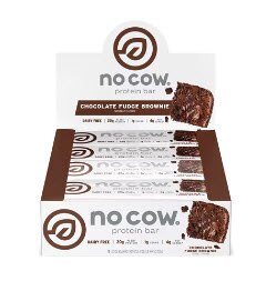 No Cow Protein Bar Chocolate Fudge Brownie