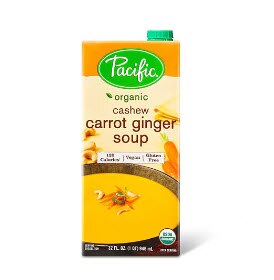 Pacific Foods Cashew Carrot Ginger Soup