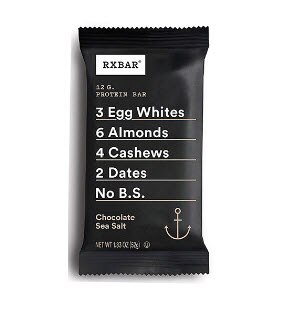 RXBAR 12 G. Protein Bar Chocolate Sea Salt