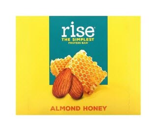 Rise Foods Whey Protein 20G Bar Gluten Free Almond Honey