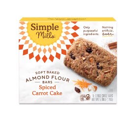 Simple Mills Soft Baked Almond Flour Bars Spiced Carrot Cake