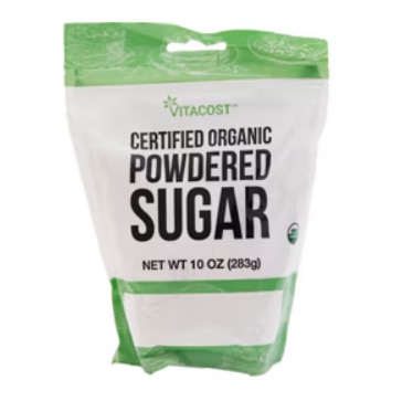 Vitacost Certified Organic Powdered Sugar