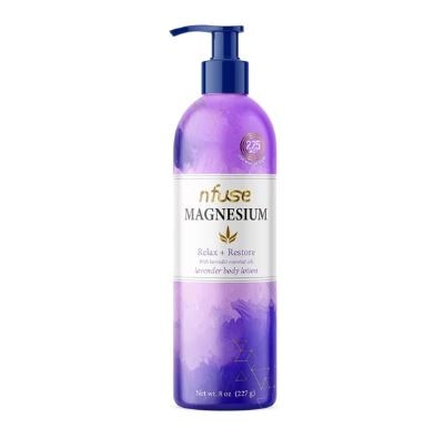 nfuse 225 mg Magnesium Body Lotion Relax + Restore Lavender