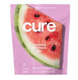 Cure Hydration Hydrating Electrolyte Drink Mix Watermelon -- 14 Packs