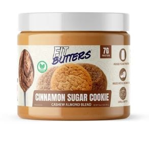 Fit Butters Cashew Almond Butter Vegan Cinnamon Sugar Cookie