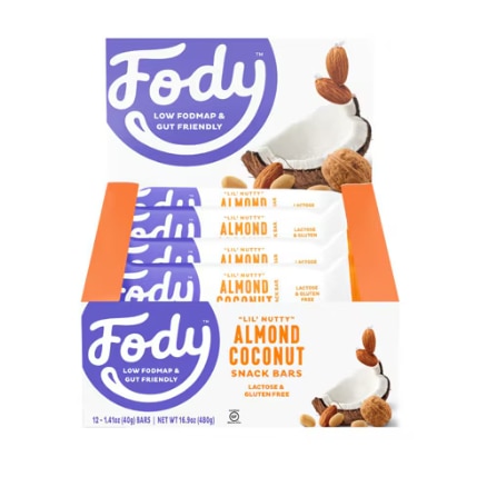 Fody Foods Low Fodmap Bars Almond Coconu