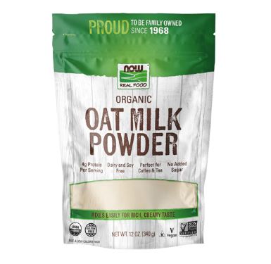 NOW Real Food Organic Oat Milk Powder