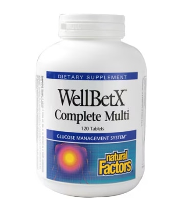 Natural Factors WellBetX Complete Multi Glucose Management System