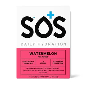 SOS Hydration Daily Hydration Electrolytes Watermelon