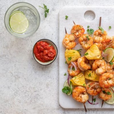 Shrimp Pineapple Skewers