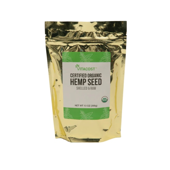 Vitacost Certified Organic Hemp Seed Shelled & Raw