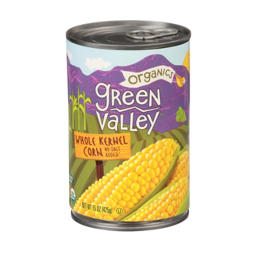 Green Valley Organic No Salt Whole Kernel Corn