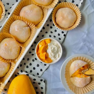 Homemade Mango Mochi