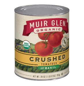 Muir Glen Organic Crushed Tomatoes with Basil