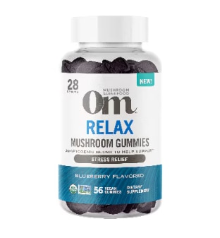 OM Mushroom - Relax Mushroom Gummy Blueberry